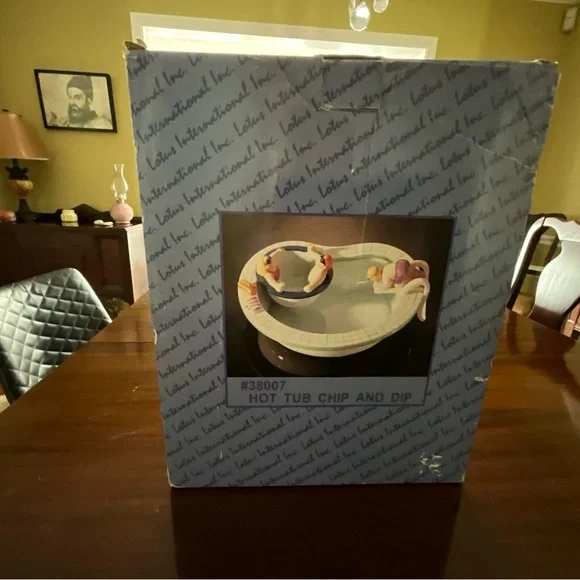 Hot Tub Chip & Dip. Manufacturer Lotus International Inc, era is 1990s. “Kitsch” - Picture 5 of 6